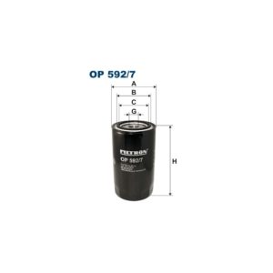 Olejový filtr FILTRON OP 592/7 - IVECO